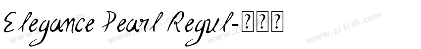 Elegance Pearl Regul字体转换